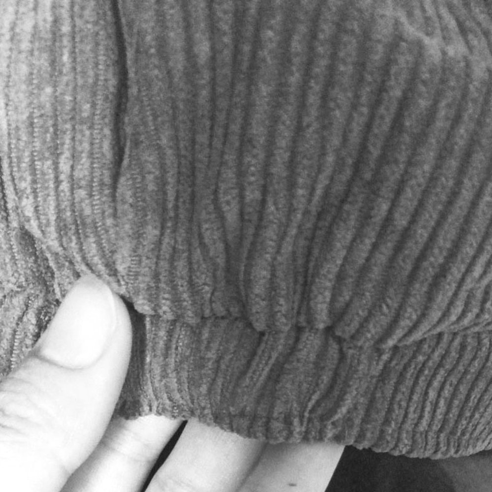 Corduroy Unisex Newsboy Grey Baseball Hat Cap with Bill in Light Grey - Picture 3 of 5